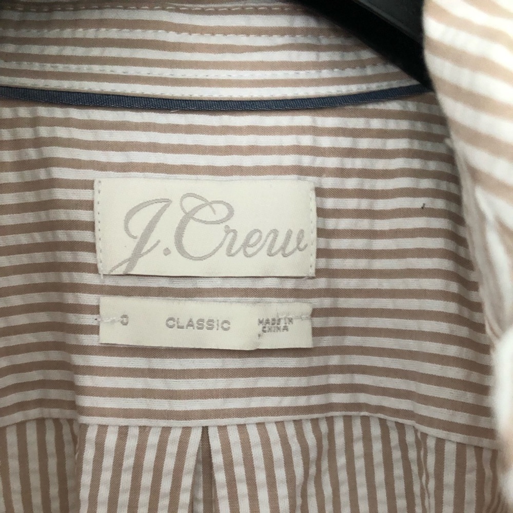 J. Crew Seersucker Striped Button-Down - image 3